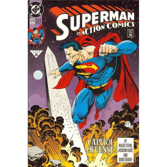 Action Comics #679 VF ; DC Comic Book
