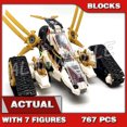 thumbnail image 2 of 767 piezas Shinobi Legacy Ultra Sonic Raider 4 en 1 vehículo avión a reacción motocicleta 60081 bloques de construcción juguetes compatibles con el modelo, 2 of 5