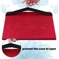 thumbnail image 3 of for iPad 10th Generation 10.9" 2022 Case - Shockproof Light Weight Protective Embossed Floral PU Leather with Pen Slot & Kickstand & Card Slots Case Cover for iPad 10th Gen 10.9 inch, Red, 3 of 8