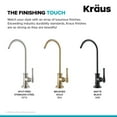 thumbnail image 3 of Allyn™ 100% Lead-Free Kitchen Water Filter Faucet in Brushed Gold, 3 of 10