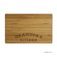 thumbnail image 1 of Andaz Press Laser Engraved Small Bamboo Wood Cutting Board, 9.5 x 6-inch, Grandpa's Kitchen, 1-Pack, 1 of 1