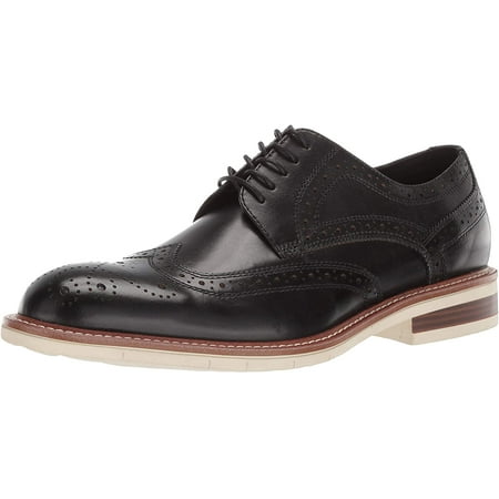 kenneth cole new york merge black moc toe lace ups