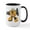 White/Black Inside, variant on CafePress - Bumblebee Mugs - 15 oz Ceramic Large White Novelty Mug
