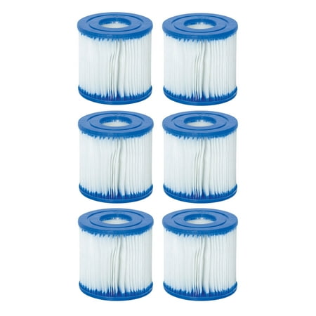 Best Swimming Pool Filter - Bestway Swimming Pool Filter Pump Replacement Cartridge Type - (VII) (6-Pack)