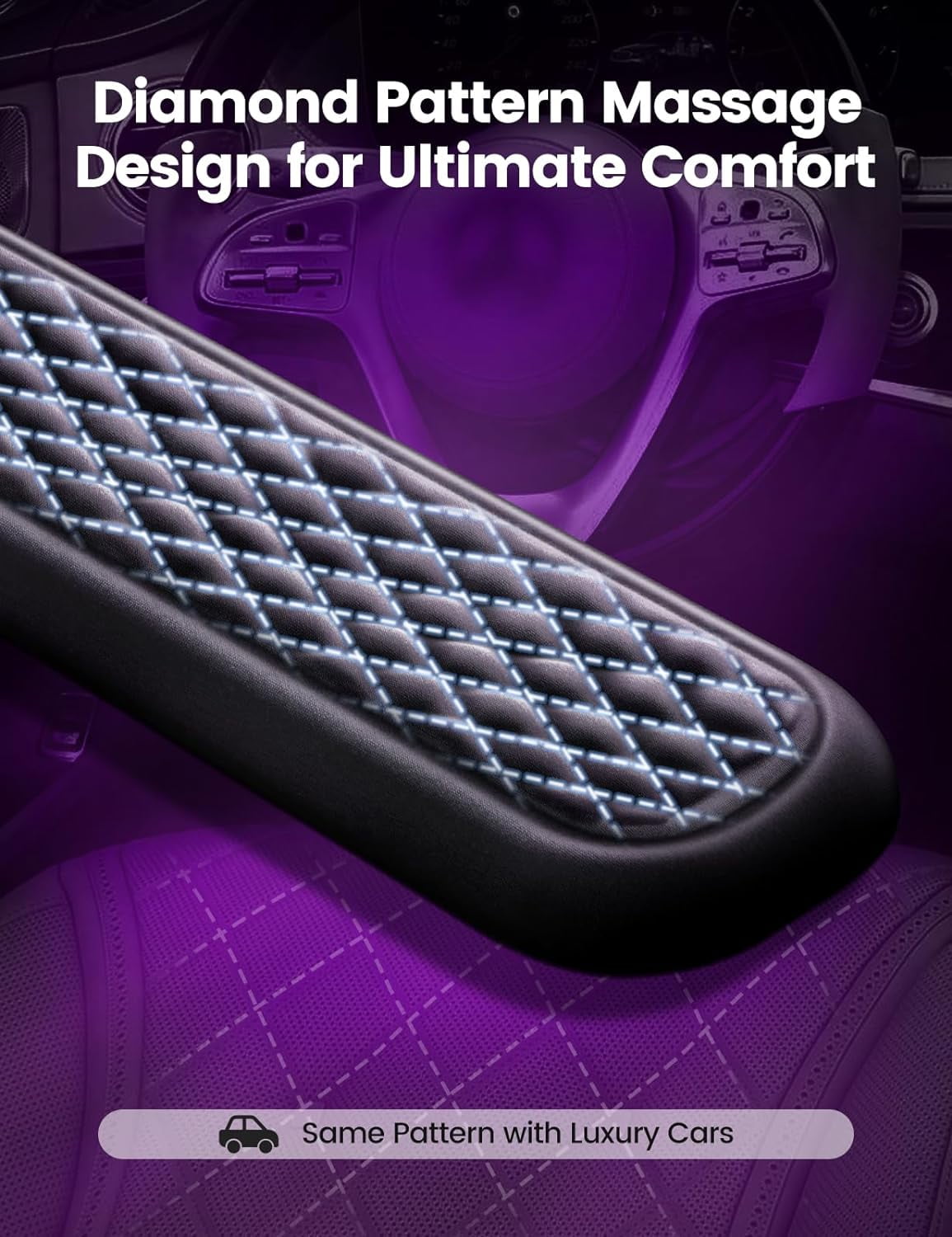 Wrist Rest for Keyboard and Mouse, Computer Ergonomic Wrist Support Pad, Soft Memory Foam Arm Cushion for Desk, Palm Hand Office Laptop Typing-Gray