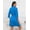Blue, variant on Robes for Women Waffle Knit Bathrobe Soft Lightweight Knee Length Loungewear