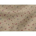 thumbnail image 4 of oneOone Viscose Jersey Tissu Feuilles & Fleurs Imprimé Floral BTY 60 Pouces de Large, 4 of 5