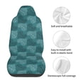 thumbnail image 6 of Easy to Install Car Universal Seat Cover, Abstract Love Stripes Four Seasons Universal Front Seat Cover, 2-Piece, 6 of 8