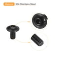 thumbnail image 4 of Flanged Button Head Socket Cap Screws, 50 Pack M4x8mm 304 Stainless Steel Bolts, 4 of 5