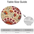 thumbnail image 3 of Round Elastic Tablecloth,Waterproof Table Cover,Pioneer Table Cloth Fits 45"-52" Round Tables for Dinner, Outdoor, Picnic, Flowers, 3 of 3