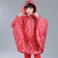 thumbnail image 2 of Odeerbi Rain Coats Kids Rain Jacket Waterproof Girls Boys Rain Cape Kid Hooded Jacket Hooded Bats, 2 of 8