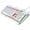 white rainbow light-keyboard, variant on DS600 104key Corded Gaming Keyboard and Option With Metal Base And Responsive Keys For Gaming
