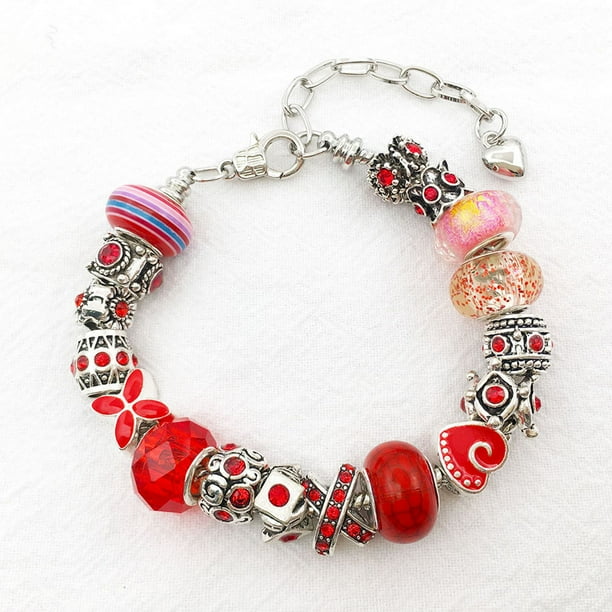 European Beer Charm Bead Spacer - Fits Pandora, Chamilia & Other Snake Chain Bracelets (Zinc Alloy, 4.5mm)