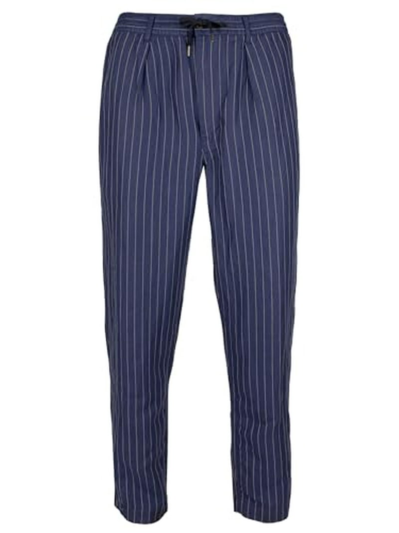 Polo Ralph Lauren Mens Striped Linen Straight Leg Pants