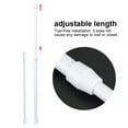 thumbnail image 4 of EBTOOLS Adjustable Spring Loaded Tension Rod Shower Extendable Curtain Closet Window Rail Pole 65cm Bedroom Curtain Rail Pole Rods Extend 32 Inch Please Note Adjustable Rod Length, 4 of 8