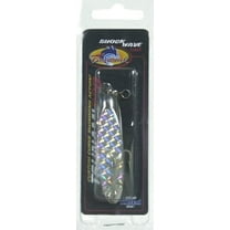 Tsunami Shockwave Chrome Silver Fishing Lure for Bass, Trout, and Walleye