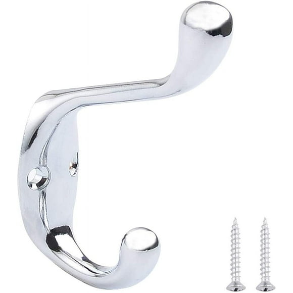 Gancho para abrigo, cromo pulido