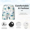 thumbnail image 3 of Rocae Sea Turtle for Men's Swim Trunks Quick Dry With Two Side Pockets and One Lined Patch Pocket, 3 of 9