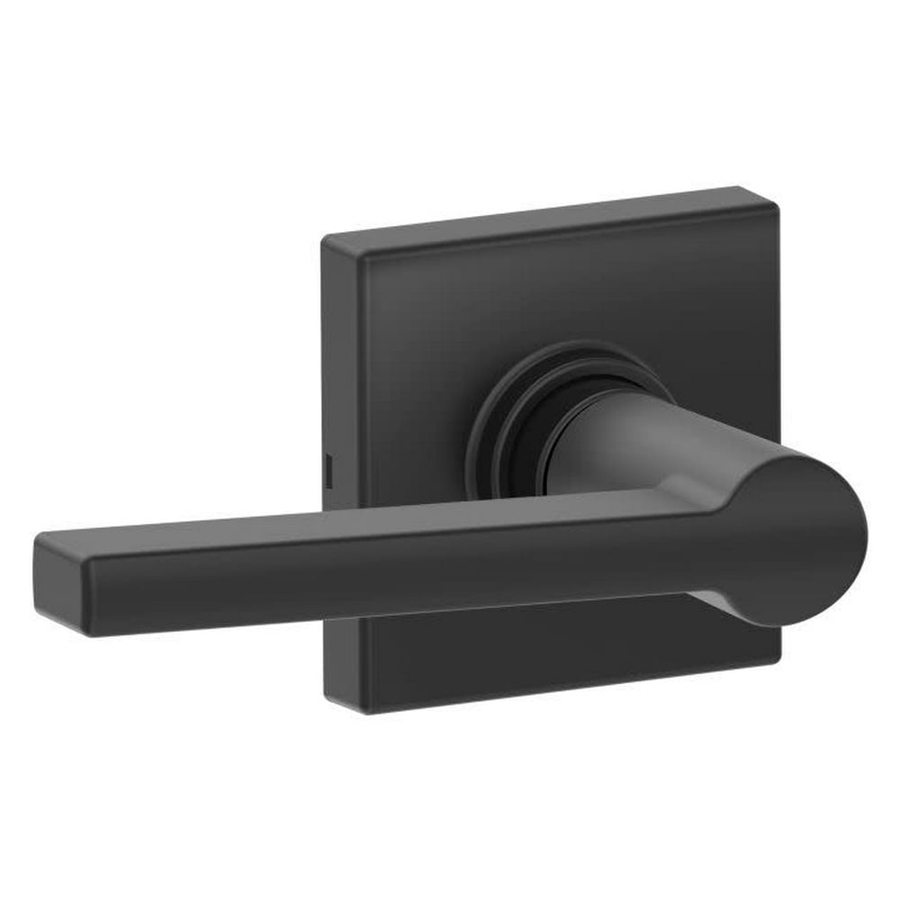 Schlage J10SolCol Solstice Passage Door Lever Set Black Walmart