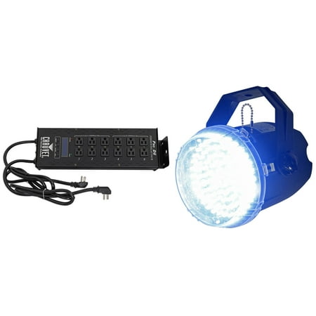 Chauvet PRO-D6 6 Ch 20A DMX-512 Dimmer Switch Pack + Strobe Light Effect