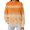 Orange, variant on Spring and Autumn and Attractive Plant Print Casual and Comfortable Women's Blouse Fall Essentials Clothes