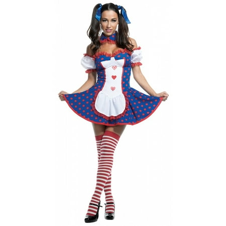 Risque Rag Doll Adult Costume - Medium