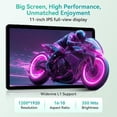 thumbnail image 3 of Android Tablet, 11 inch Android 16 Tablet, 8000mAh, 24GB RAM 128GB ROM 2TB Expand FHD Touchscreen, 13MP+5MP Dual Camera, Octa-core Processor, Gemini AI, GPS, Widevine L1, 3 of 10
