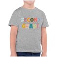 thumbnail image 4 of Shirts for Boys 100th Day of School Shirt Crewneck Short Sleeve Girls Graphic Tees Kids Clothing for Boys 6-7 Years, 4 of 4