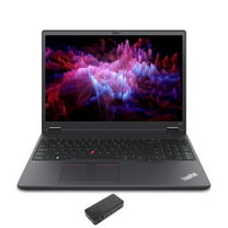 Lenovo ThinkPad P16v Gen 1 Home/Business Laptop (AMD Ryzen 9 PRO 7940HS 8-Core, 16.0in 60 Hz Wide UXGA (1920x1200), NVIDIA RTX 2000 Ada, 16GB DDR5 5600MHz RAM, Win 11 Pro) with USB-C Dock