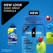 One A Day Mens Multivitamins Gummies with B Vitamins, Physical Energy Support 80 Count