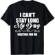 thumbnail image 1 of No puedo quedarme mucho. Mi perro me espera. Camiseta divertida para amantes de perros, Talla: Extra grande, Color: Negro, Mujer, 1 of 7