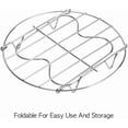 thumbnail image 2 of 2 Pcs Steamer Rack Trivet with Handles Compatible with Instant Pot Accessories 6 or 8 Qt Pressure Cooker,Stainless Steel Steaming Rack Trivets,Long Handle for Easy Pot Removal, 2 of 7