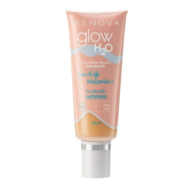 Maquillaje líquido Renova Glow h2o hidratante baige miel 22 ml