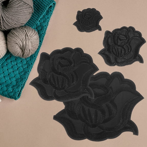 PENIKOKO Large Embroidered Fabric Patches for Clothes, Jackets, Costumes, Personal Use, Appliques for Sewing and Crafting