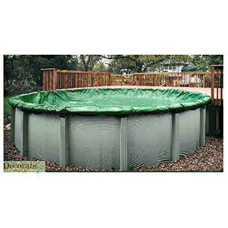 Armor Above Ground - Winter Protective Above Ground Pool Solid Cover 21' Round Ultra Armor Maxx Platinum Cable Winch 15 Year Warranty