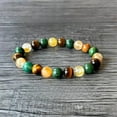 thumbnail image 5 of Pyrite Green Aventurine Citrine Healing Bracelet Set - Natural Gemstone Stretch Bracelets for Men & Women - Anxiety Relief & Calming Jewelry Gifts, 5 of 8
