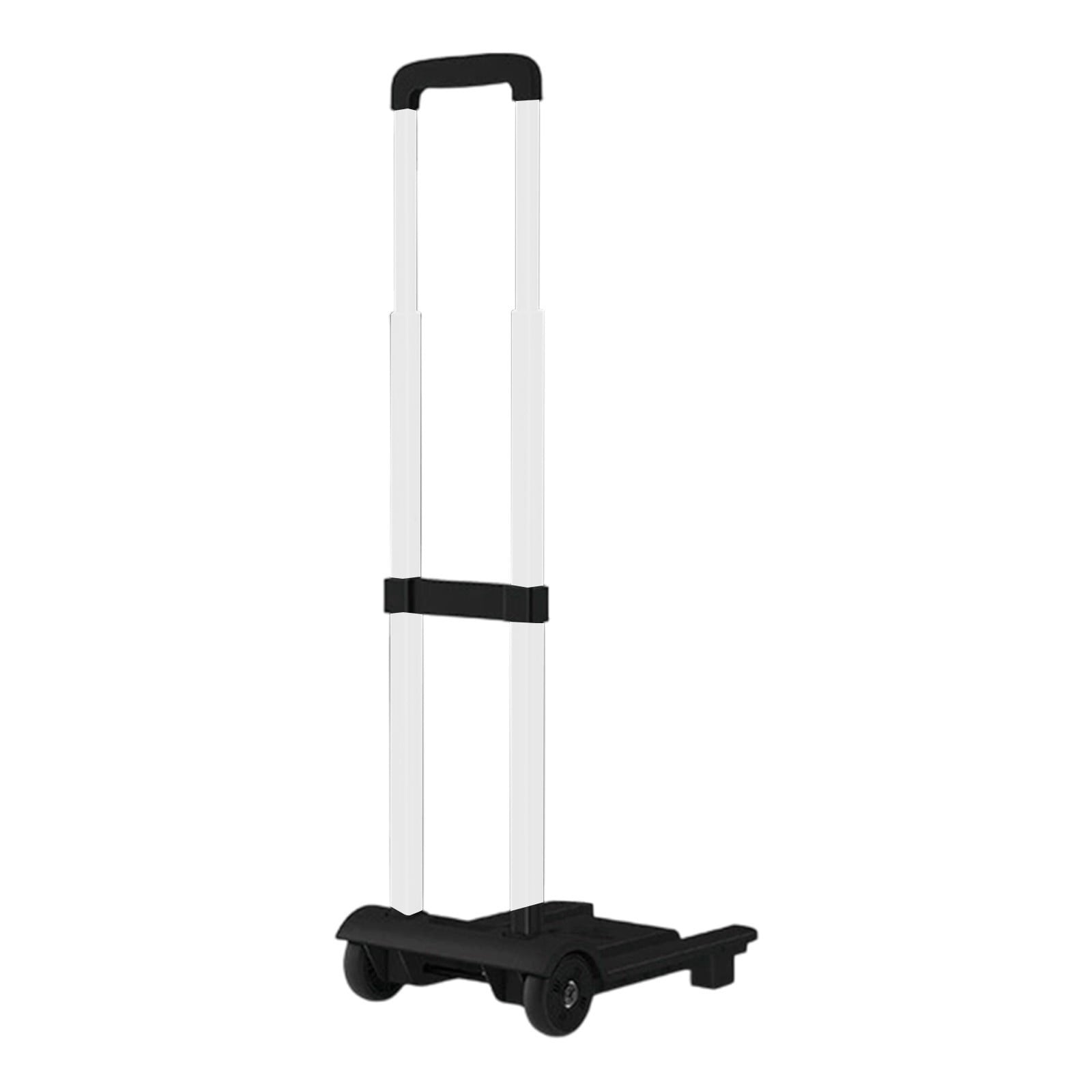 COM1950s Foldable Cart, Portable Trolley with Swivel Wheels and Shock Absorption, 16.3x9.1x3.3in Compact Design, Collapsible Hand Truck for Travel, Picnic, and Shopping