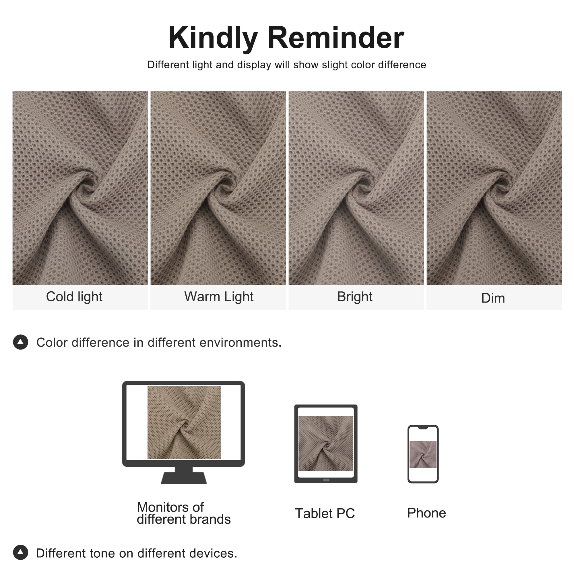 Unique Bargains 4-Pack Soft Absorbent Cotton Kitchen Towels, 13" x 27" Brown