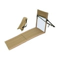 thumbnail image 1 of Almencla Chaise de Sol avec Soutien Dorsal Siège de Sol Chaise Longue pour Voyage Pique-Nique Randonnée Brun, 1 of 8