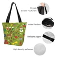 thumbnail image 5 of Kdxio Christmas Women Reusable Grocery Bags Foldable Ripstop,Reusable Shopping Bags for Shopping,Gym,Gift, 5 of 7