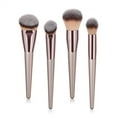 thumbnail image 7 of Huarll Brush, Makeup Brush, 4Pcs Makeup Brush Set Premium Synthetic Foundation Brush Blending Powder Tapered Liquid Foundation Makeup Brushes Cosmetics Applicator, 7 of 7
