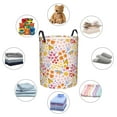 thumbnail image 6 of Fotbe Colorful Floral Laundry Basket with Handles, Waterproof Large Laundry Hamper, Wash Bag for Corner Dorm, Rolling Laundry Basket with Handles-Small, 6 of 8