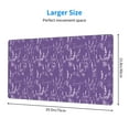 thumbnail image 2 of Pofeuu Lavender Flowers Print Mouse Pad,Rubber, Multipurpose Comfortable Waterproof Mousepad Desk Mat for Gamer Office Home, 2 of 8