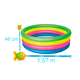 thumbnail image 2 of Alberca Inflable Infantil Arcoíris 4 Anillos Bestway Plástico Vinil Resistente 157 cm, 2 of 3