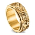thumbnail image 3 of Guardurnaity Anillo de banda Unisex de acero inoxidable, nudillo de boda Retro en capas, joyería de moda para hombres, regalos personalizados, Type3 NO3, 3 of 6
