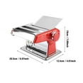 Fyearfly Noodle Maker, Pasta Maker Pasta Roller Stainless Steel Dough