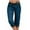 #01Dark Blue, variant on ZVAVZ Yoga Pants Women Plus Size,Ladies Summer Solid Color Capris Pants With Drawstring High Waisted Shorts Casual Sports Cropped Pants Flash Sale Light Blue,XXL