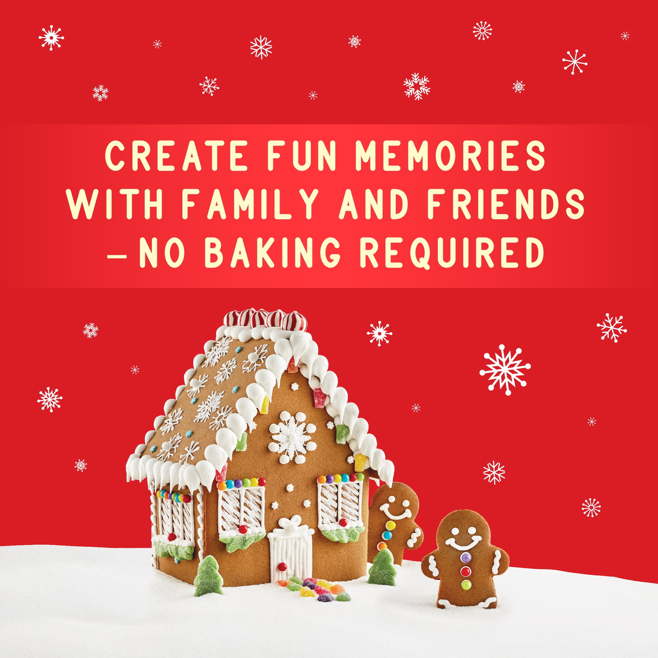 Freshness Guaranteed, Build Your Own Christmas Gingerbread Cookie House Kit, 35.3 oz