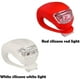 thumbnail image 4 of Luces delanteras y traseras para bicicleta, juego de luces LED de silicona, impermeables (4 unidades, blanco y rojo), 4 of 5