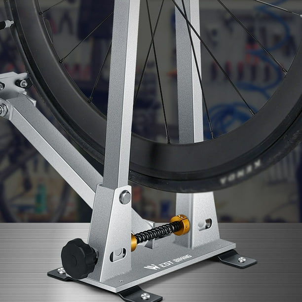 Flyflise West Biking Bicycle Wheel Truing Stand With Dial Indicator Gauge Tire Prcise Adjustment Rims Wheel Bracket Mtb Road Bmx Bike Utility Repairin